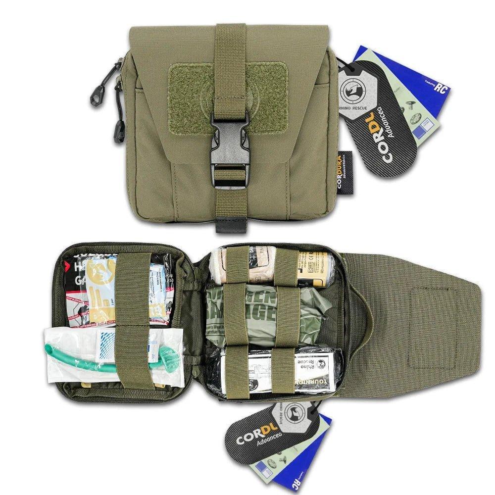 RHINO RESCUE CLC IFAK Cordura Trauma First Aid Kit with Tourniquet RHINO RESCUE CLC IFAK Cordura Trauma First Aid Kit with Tourniquet