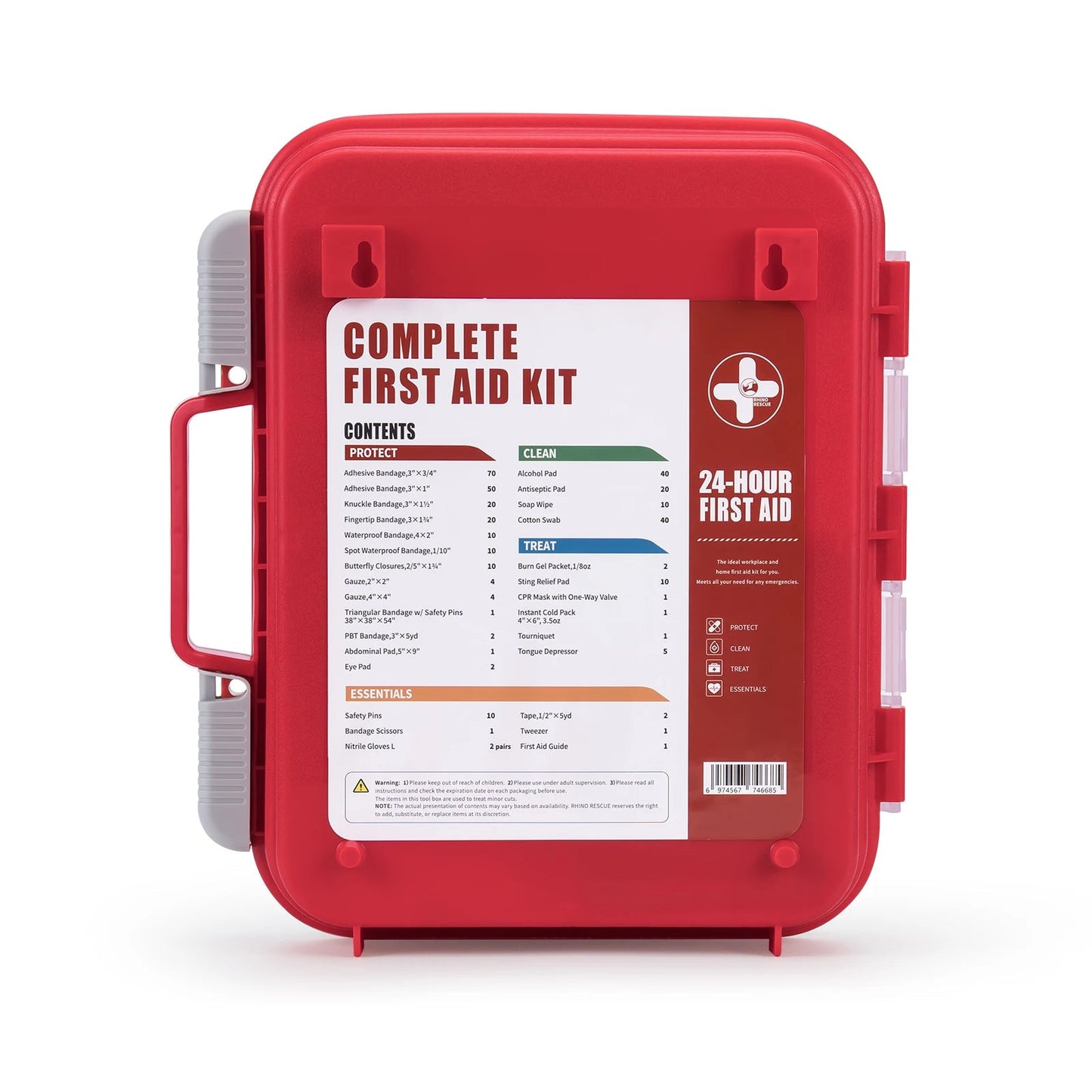 RHINO RESCUE First Aid Kit Hard Case - Rhino Global Store