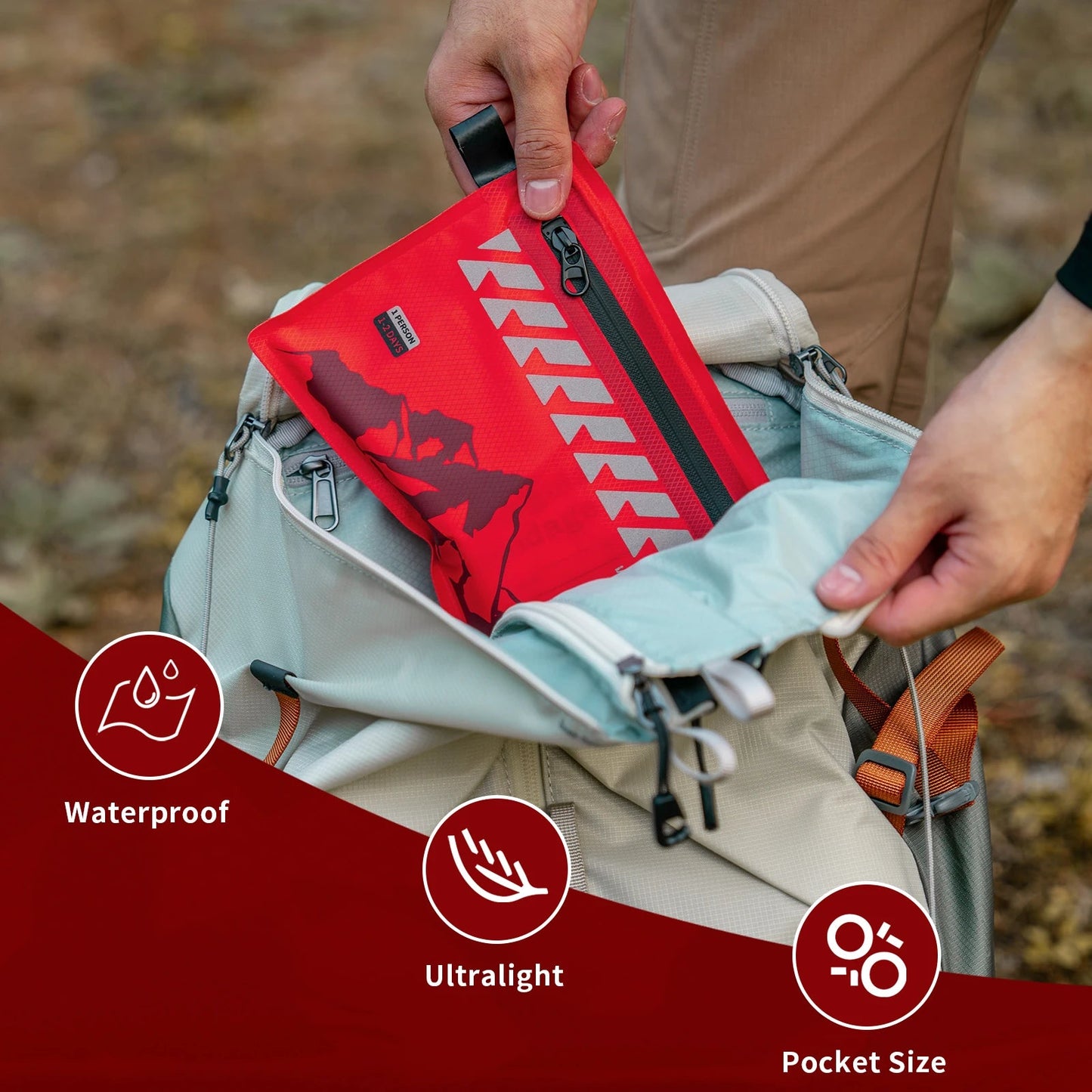 RHINO RESCUE Guard Waterproof Outdoor First Aid Kit - Rhino Global Store