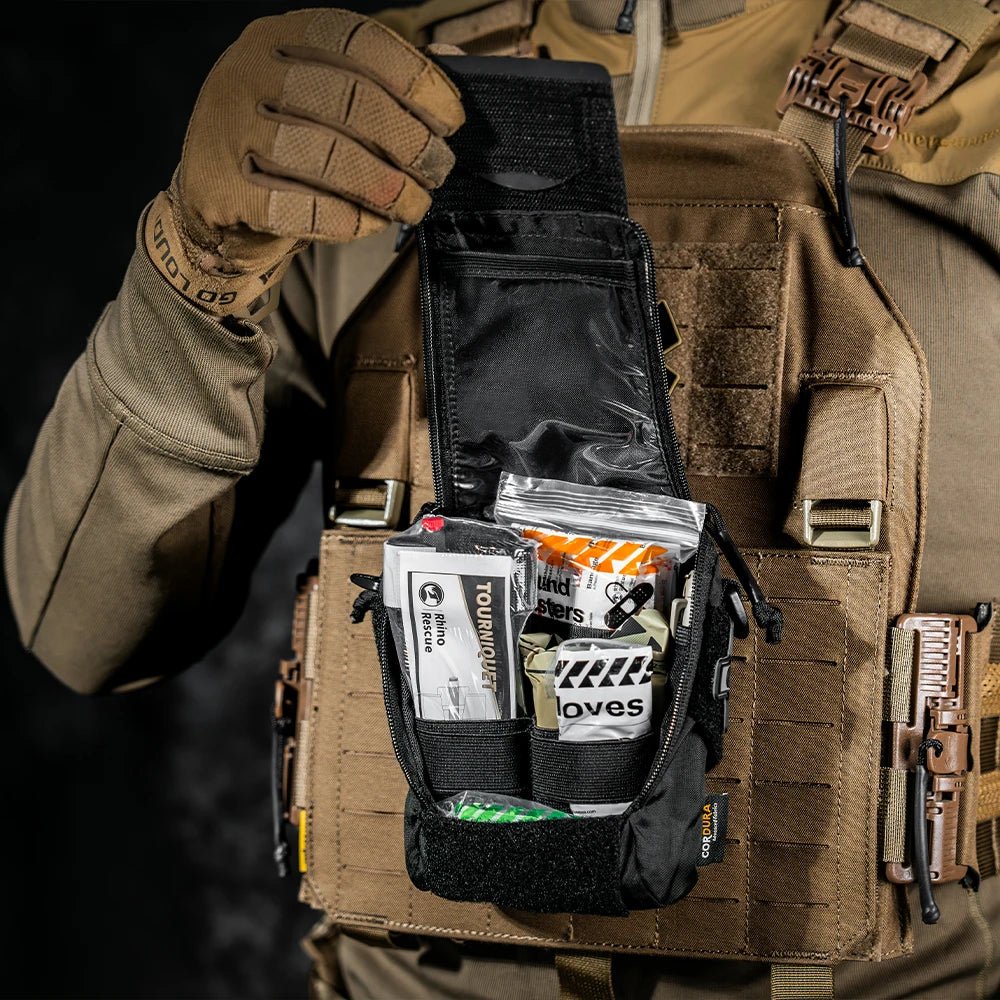 RHINO RESCUE MOLLE Ems First Aid Kit with Tourniquet - (FDA CE Approved) - Rhino Global Store