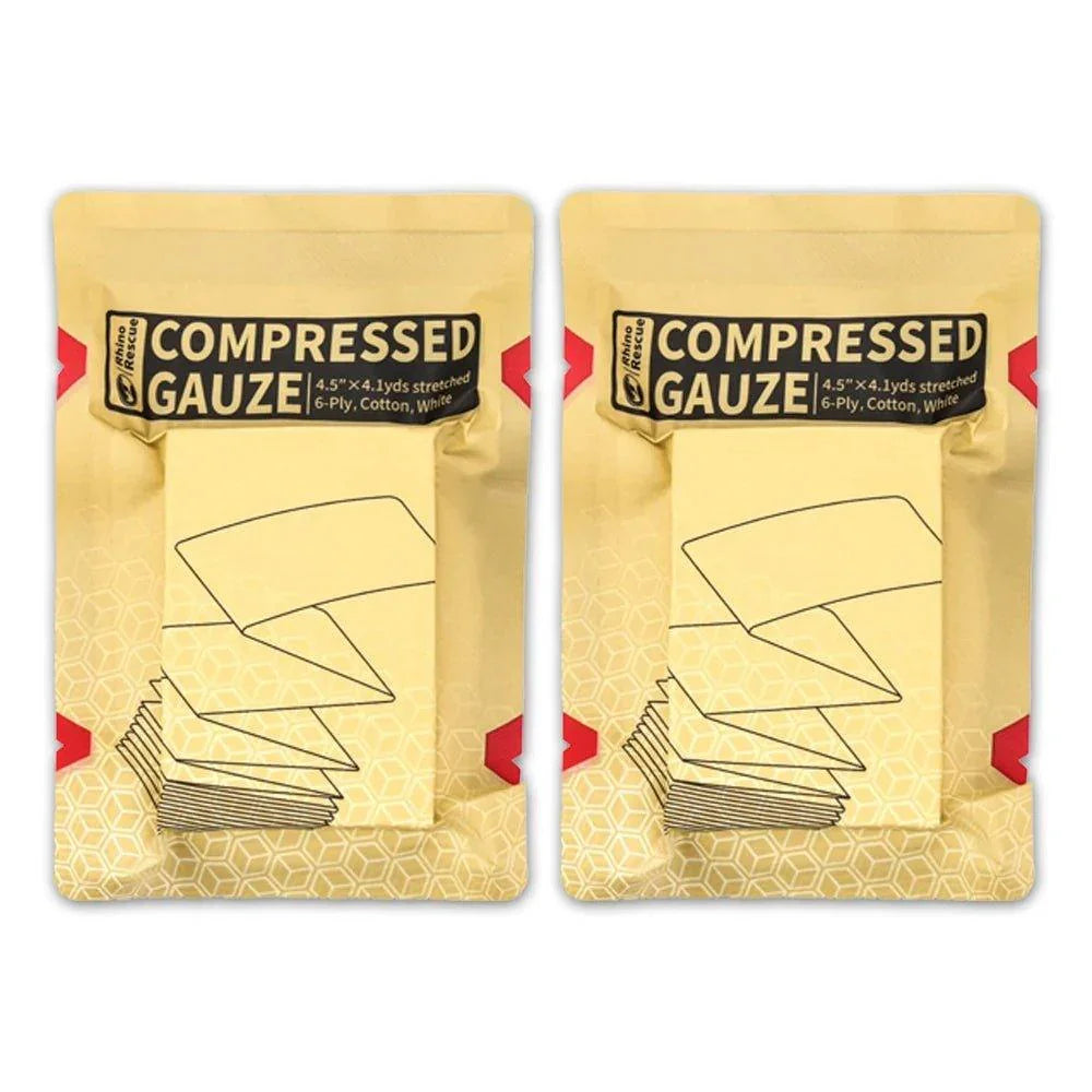 RHINO RESCUE Compressed Gauze - Rhino Global Store