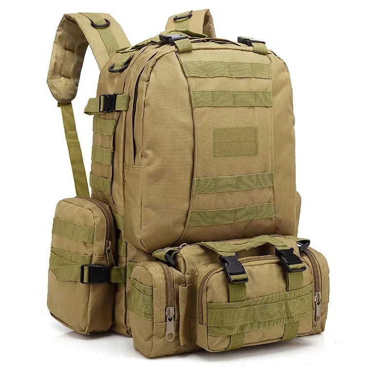 Mochila Táctica Modular Rhino GS 55L – Gran Capacidad, Sistema MOLLE y Diseño Multifunción - Rhino Global Store