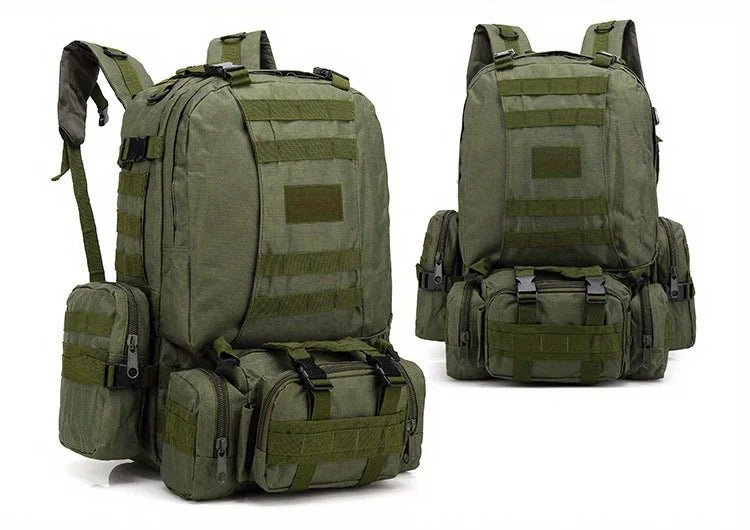 Mochila Táctica Modular Rhino GS 55L – Gran Capacidad, Sistema MOLLE y Diseño Multifunción - Rhino Global Store
