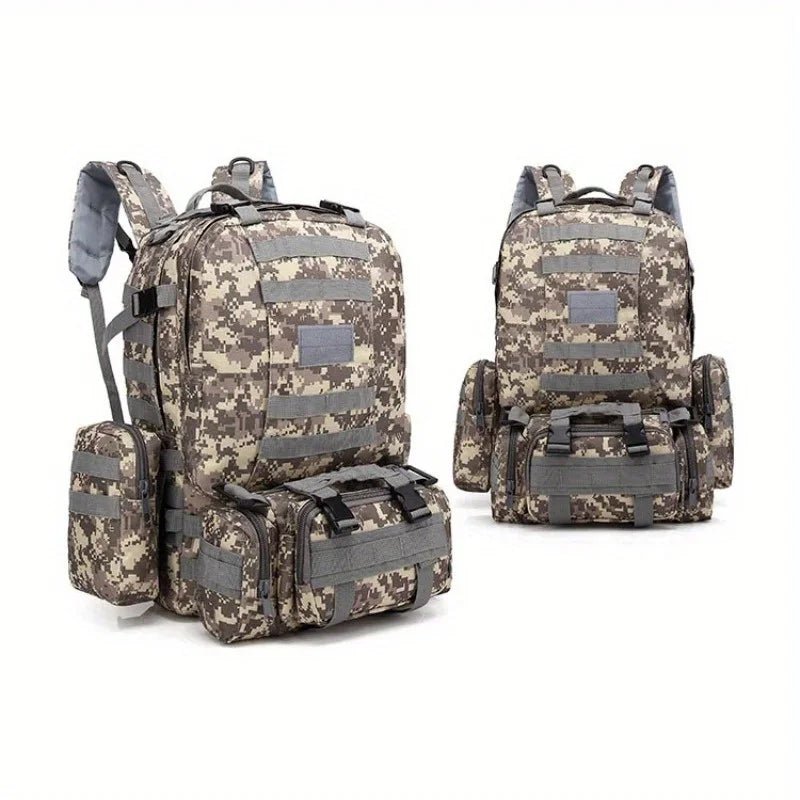 Mochila Táctica Modular Rhino GS 55L – Gran Capacidad, Sistema MOLLE y Diseño Multifunción - Rhino Global Store