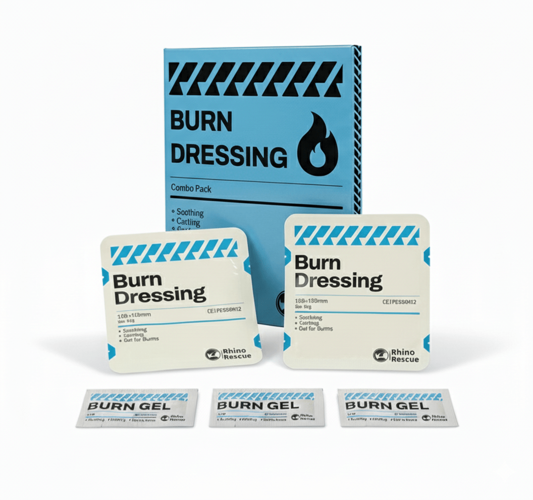 Rhino Rescue Burn Dressing & Gel Kit Box - Rhino Global Store