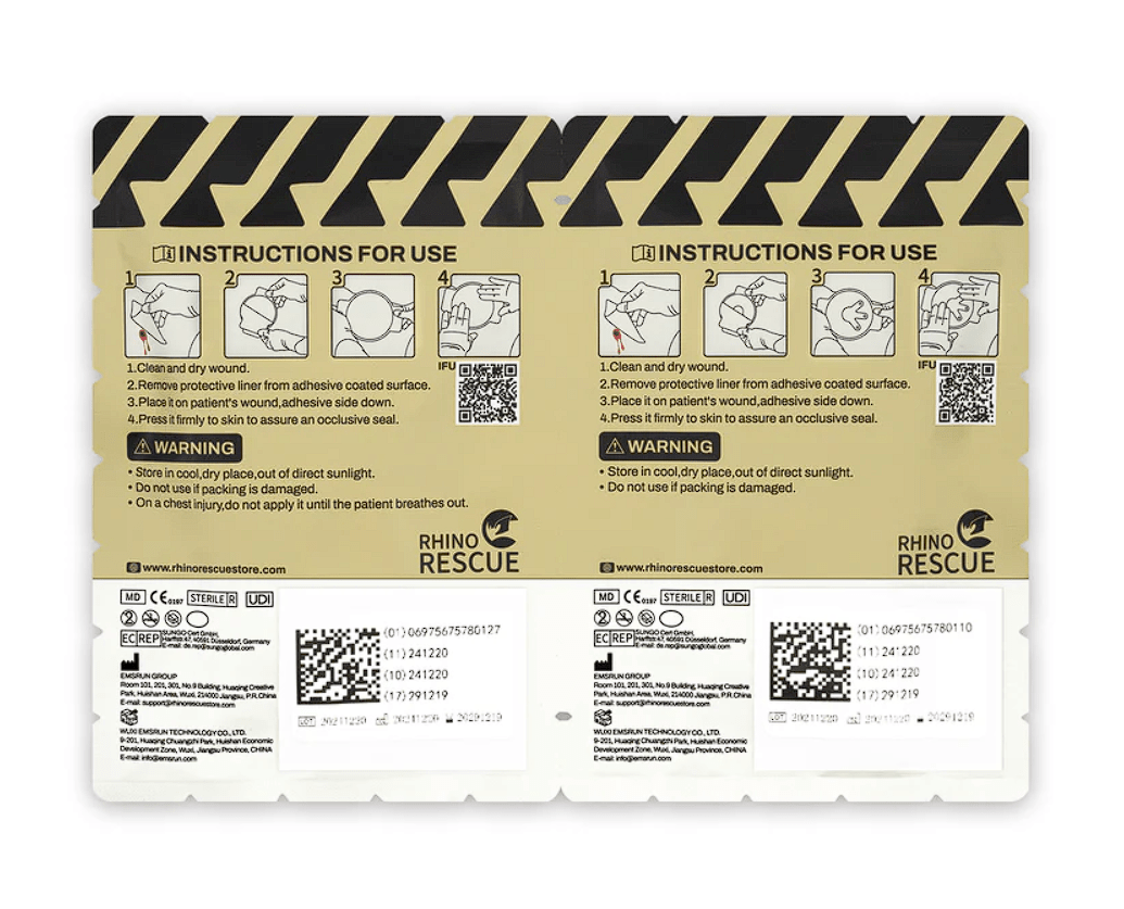 RHINO RESCUE Chest Seal - Rhino Global Store