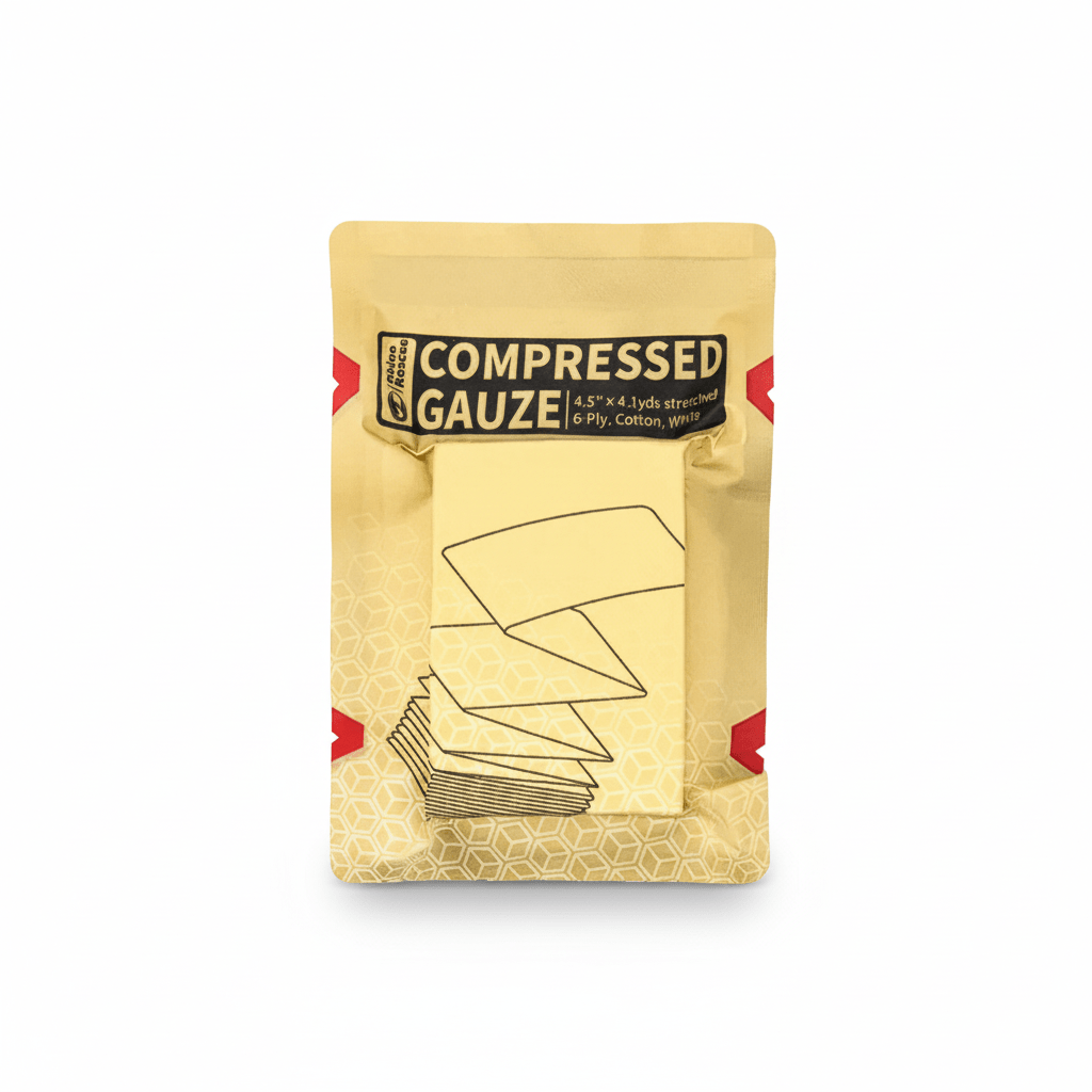 RHINO RESCUE Compressed Gauze - Rhino Global Store