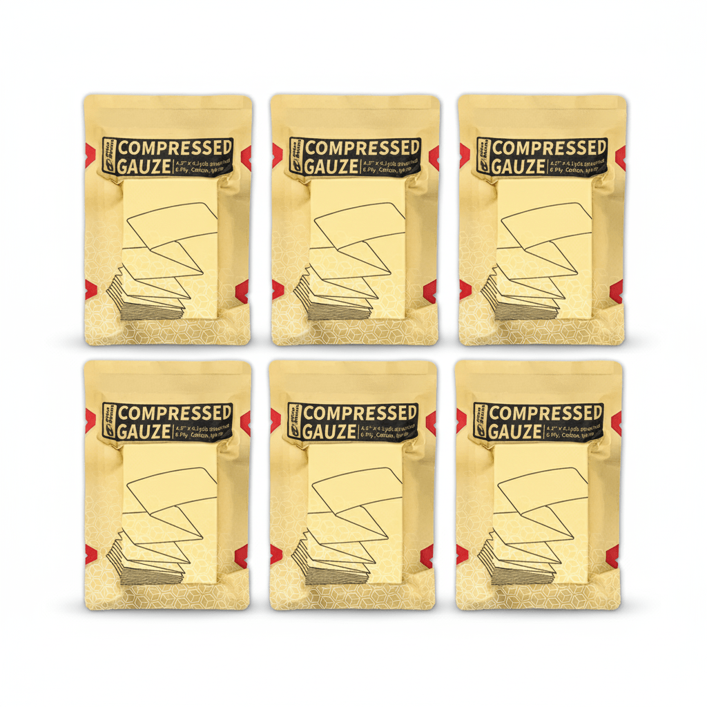 RHINO RESCUE Compressed Gauze - Rhino Global Store