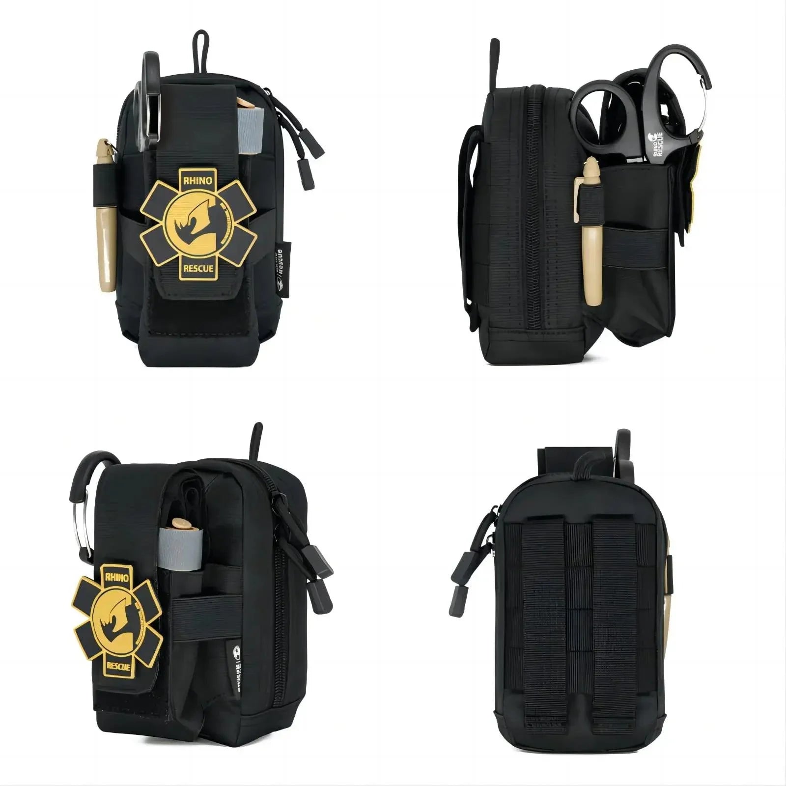 Rhino Rescue EDC IFAK First Aid Kit - Compact MOLLE First Rhino Rescue EDC IFAK First Aid Kit - Compact MOLLE First