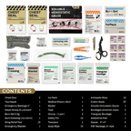 RHINO RESCUE GUARD WATERPROOF First Aid Kit & Supplies Marine Grade - (FDA CE Approved) - Rhino Global Store