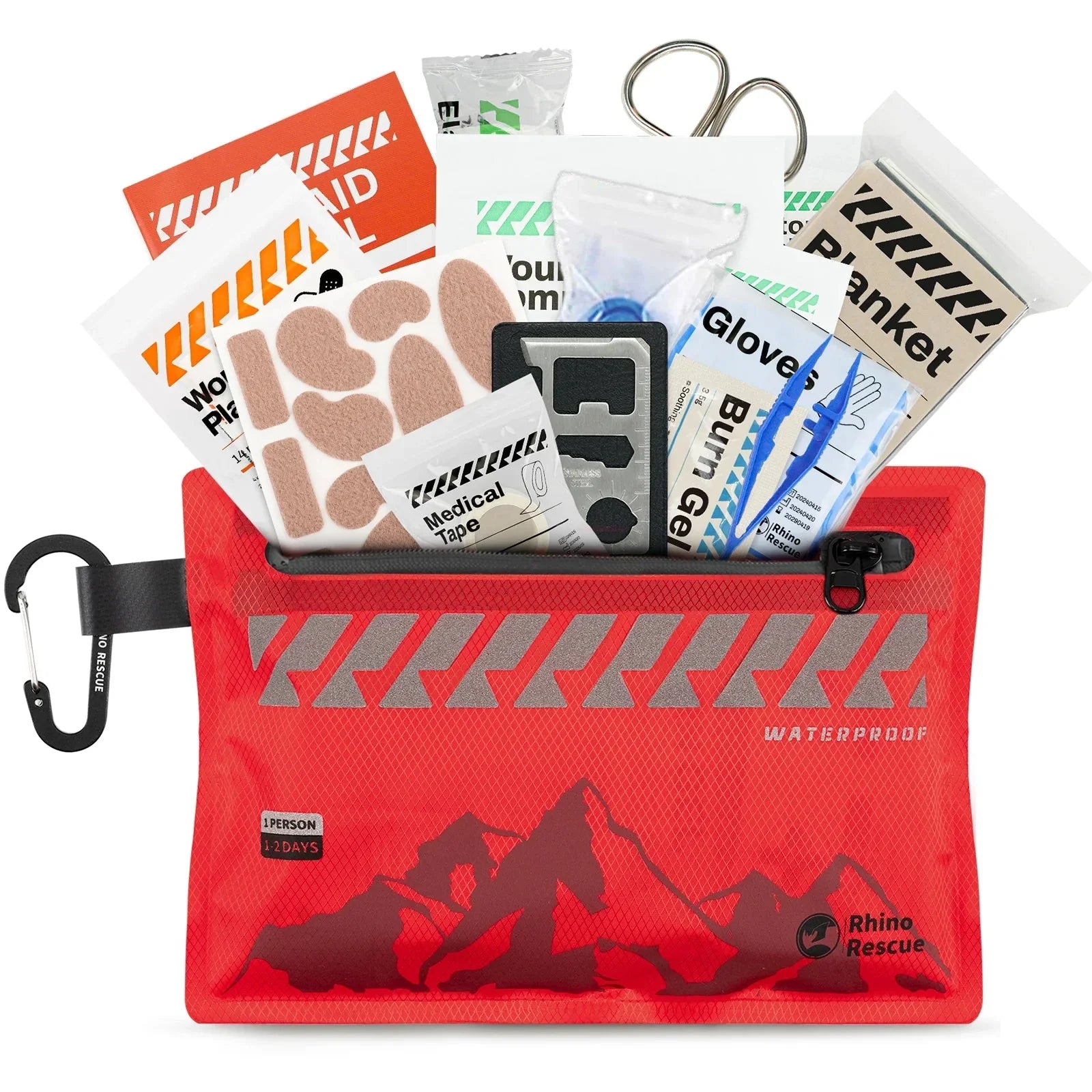 RHINO RESCUE Guard Waterproof First Aid Kit – Waterproof Tactical First ...