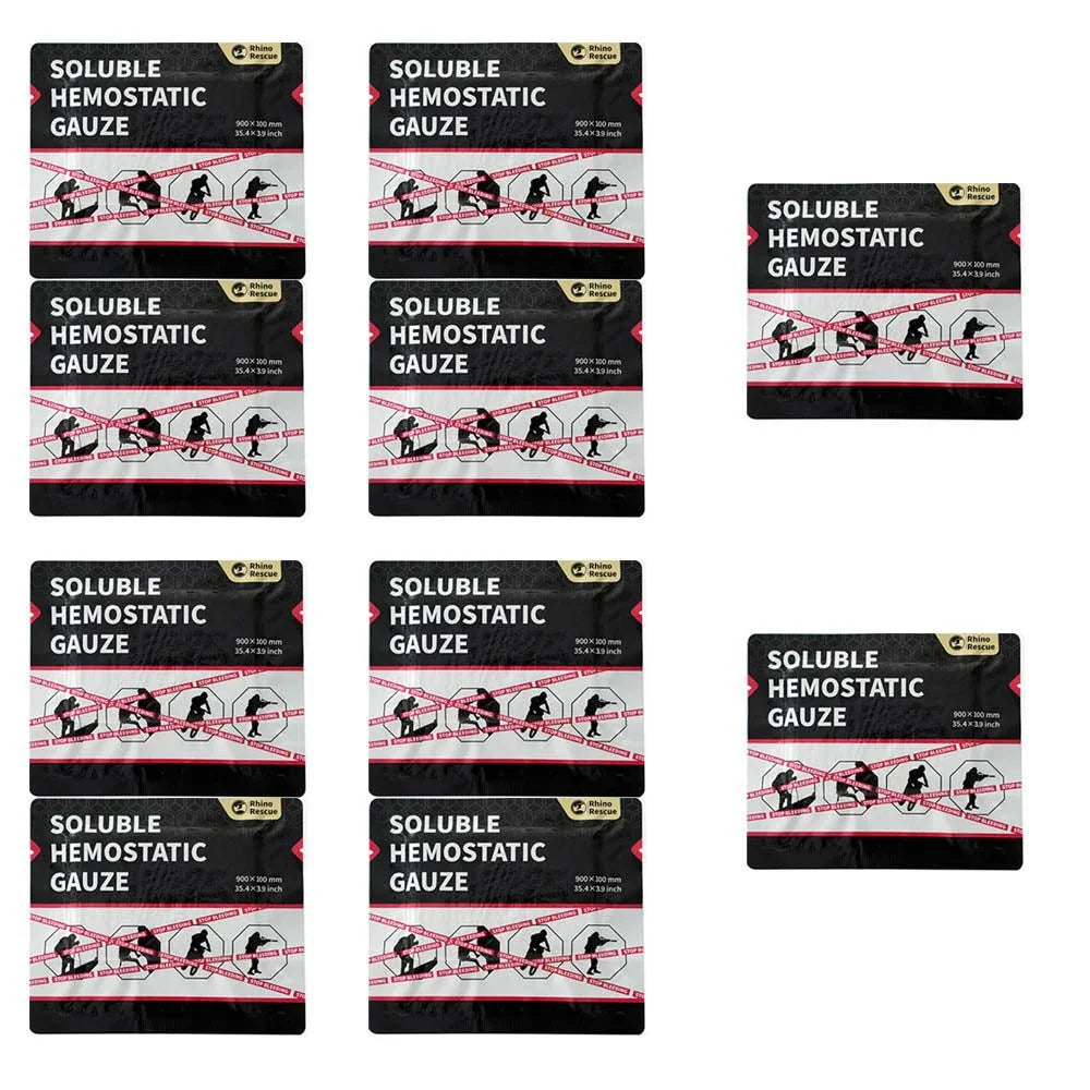 RHINO RESCUE Soluble Hemostatic Gauze - Rhino Global Store