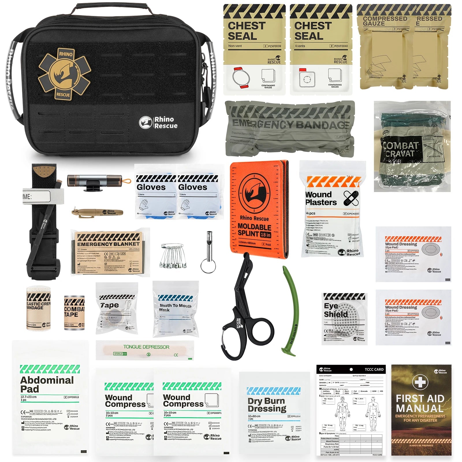 Kit di pronto soccorso SIG CAT IFAK completo Nero - CIR Medical Kit di pronto soccorso SIG CAT IFAK completo Nero - CIR Medical