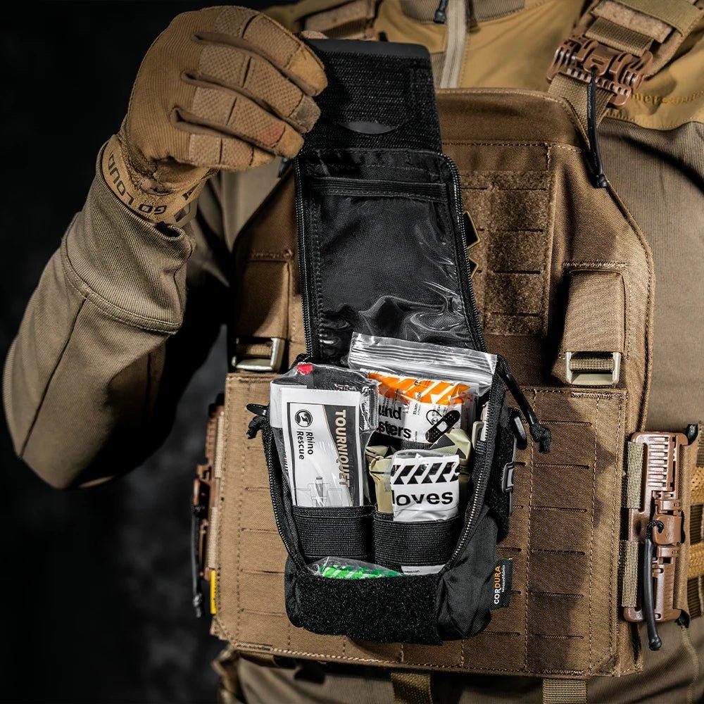 RHINO RESCUE MOLLE Ems First Aid Kit with Tourniquet - (FDA CE Approved) - Rhino Global Store