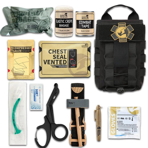 🩹 Rhino Rescue MOLLE QF-001 IFAK First Aid Kit | Tactical First 🩹 Rhino Rescue MOLLE QF-001 IFAK First Aid Kit | Tactical First