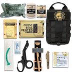 RHINO RESCUE IFAK QF001M First Aid Kit Trauma with Tourniquet - (FDA CE Approved) - Rhino Global Store