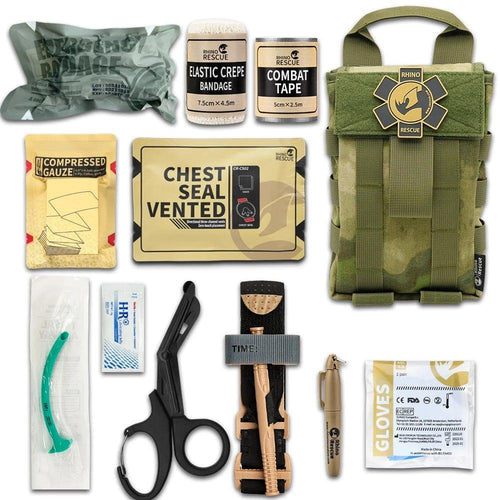 🩹 Rhino Rescue MOLLE QF-001 IFAK First Aid Kit | Tactical First 🩹 Rhino Rescue MOLLE QF-001 IFAK First Aid Kit | Tactical First