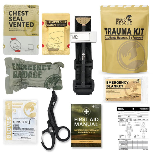 RHINO RESCUE Paquete Médico - First Aid Kit (7 - 10 UND) - Rhino Global Store