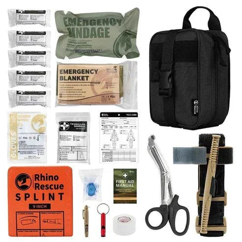 RHINO RESCUE TMK IFAK First Aid Kit - (FDA CE Approved) - Rhino Global Store